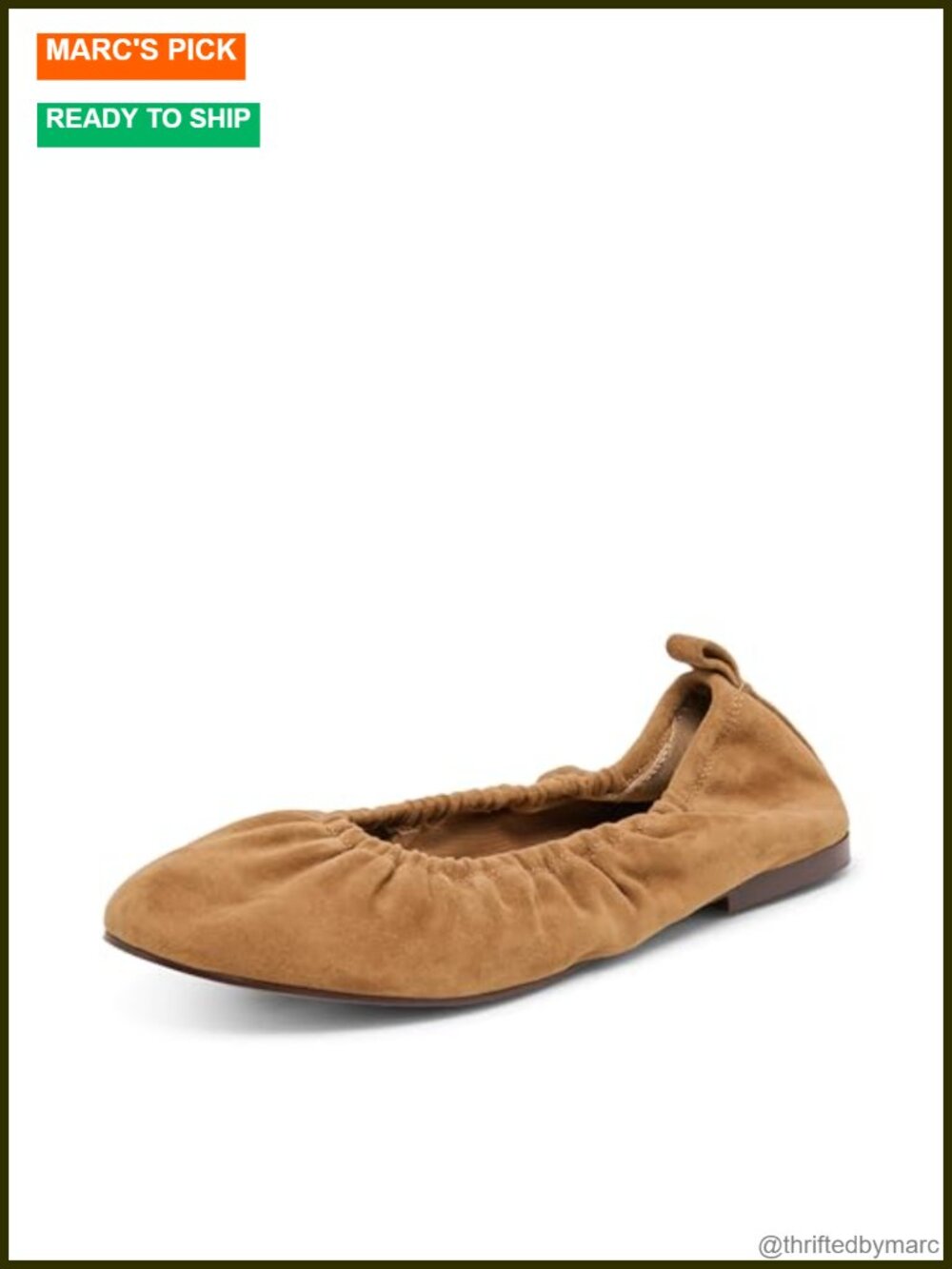 Dolce Vita Conrad Ruched Suede Ballet Flat Slip-On Comfort Shoe